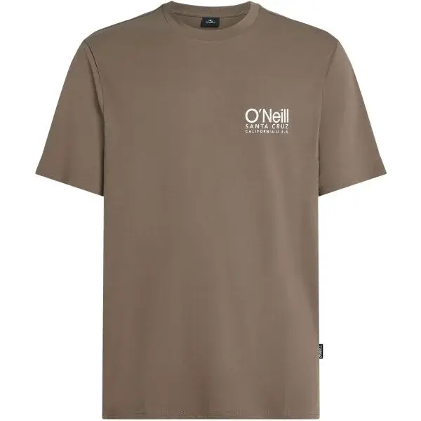 O'Neill ORIGINAL CALI LOGO Pánské tričko, hnědá, velikost