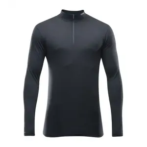 Devold BREEZE MAN HALF ZIP NECK Pánské funkční triko, černá, velikost