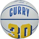 Wilson NBA PLAYER ICON MINI BSKT CURRY 3 Mini basketbalový míč, bílá, velikost