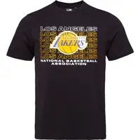 New Era LA LAKERS NBA STACK WORDMARK Pánské triko, černá, velikost