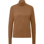 s.Oliver RL POLO NECK JUMPER NOOS Pulovr s rolákem, hnědá, velikost