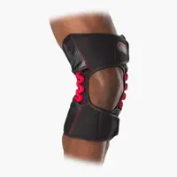 McDavid NRG KNEE OVER WRAP WITH SPRING HINGE Ortéza na koleno, černá, velikost