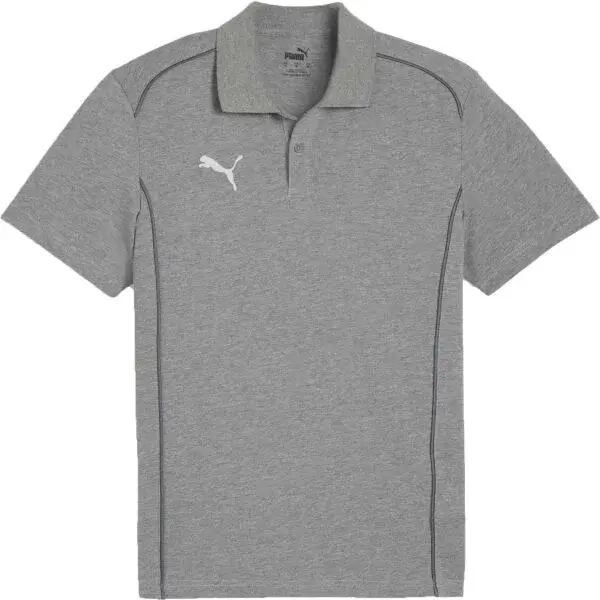 Puma TEAMFINAL CASUALS POLO Pánské polo triko, šedá, velikost XXXL