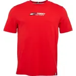 Tommy Hilfiger ESSENTIAL BIG LOGO TEE Pánské tričko, červená, velikost