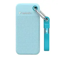 SSD Externí Verbatim Pocket SSD letní edice, 32325, 2000GB, polární modrý, obsahuje 2x gumový kryt (černý a polární modrý), USB C