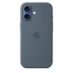 Originální kryt Silicone Case with MagSafe pro Apple iPhone 17, anchor blue