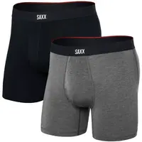 SAXX VIBE EXTRA SUPER SOFT 2PK Pánské boxerky, šedá, velikost