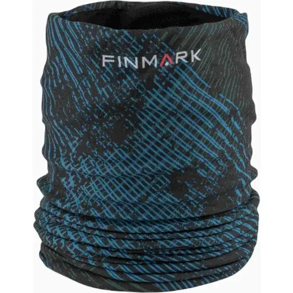 Finmark MULTIFUNCTIONAL SCARF WITH FLEECE Multifunkční šátek, černá, velikost