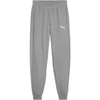 Puma TEAMGOAL CASUALS PANTS JR Chlapecké fotbalové tepláky, šedá, velikost