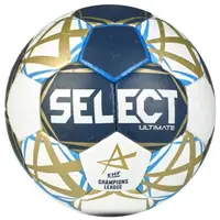 Select HB ULTIMATE EHF CHAMPIONS LEAGUE 2025/26 Házenkářský míč, bílá, velikost