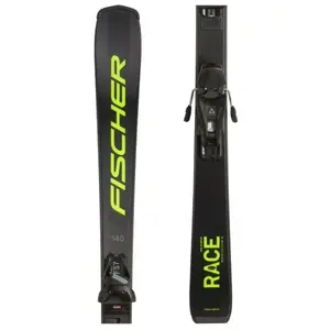 Fischer RC4 RACE JR+ FJ7 SLR Dětské sjezdové lyže, černá, velikost