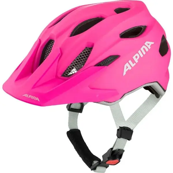 Alpina Sports CARAPAX JR Dětská cyklistická přilba, růžová, velikost (51 - 56)