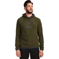 KILPI FLOND Pánská mikina, tmavě zelená, velikost