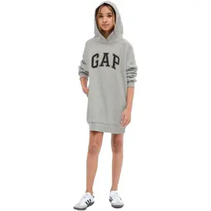 GAP LOGO Dívčí šaty, šedá, velikost