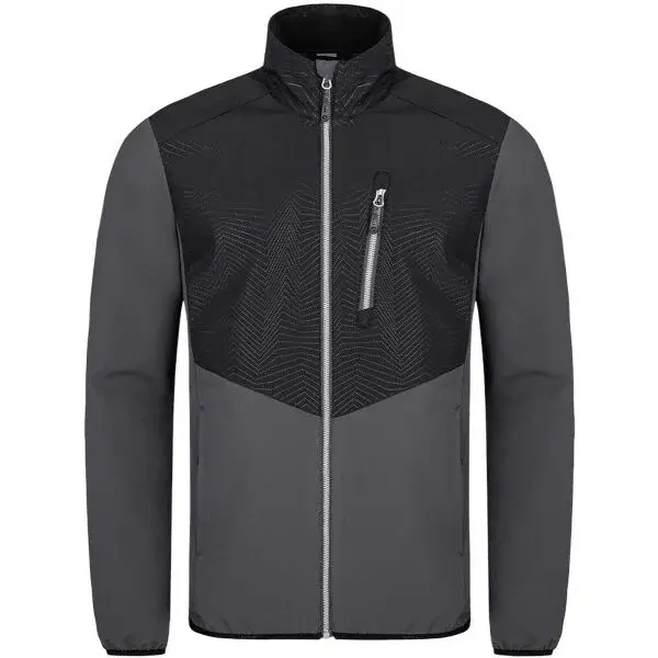 LOAP UROY Pánská sportovní bunda, tmavě šedá, velikost