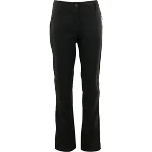ALPINE PRO POWA Dámské outdoorové kalhoty, černá, velikost