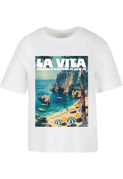 Women's T-shirt Vita Mediterranea white