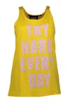 SILVIAN HEACH AMERICAN TANK TOP WOMEN YELLOW