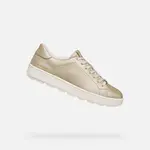 Gold women's sneakers Geox Spherica ECUB-1 - Women's