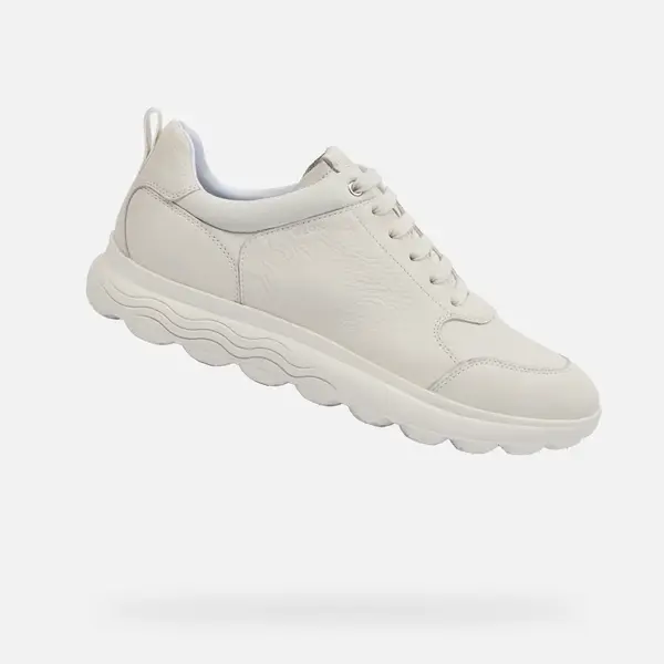 White men's sneakers Geox Spherica - Men's
