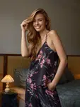 Black women's satin pajama top ORSAY - Women's