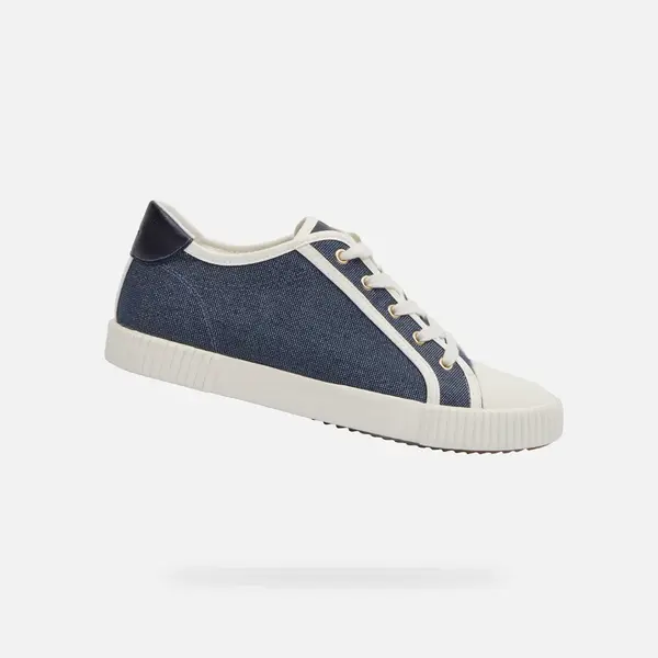 Blue women's sneakers Geox Blomiee - Women's