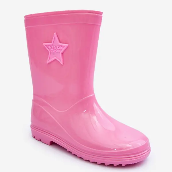 PG3 Detský gumový galoshes Pink Malvi