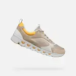 Beige men's sneakers Geox Spherica ECUB-4 - Men's