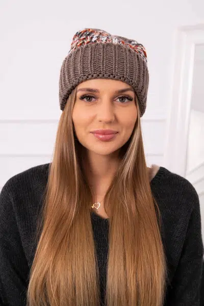Kesi Dámska čiapka Iris K348 cappuccino