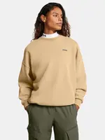 Women's sweatshirt Under Armour UA Icon HWT Flc OS Crew-BRN - Women's