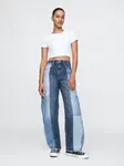 GAP Jeans barrel High Rise Patchwork - Women's