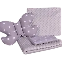 Medi Partners Set of a quilt with a pillow for a stroller