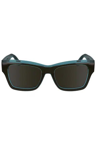 CALVIN KLEIN MEN'S SUNGLASSES BROWN