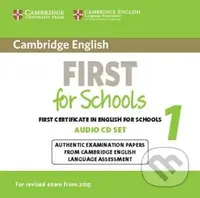 Cambridge English First for Schools 1 Audio CDs (2) for Revised Exam from 2015 - audiokniha z kategorie Jazykové učebnice a slovníky