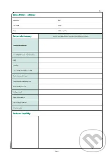 Stavební deník, A4