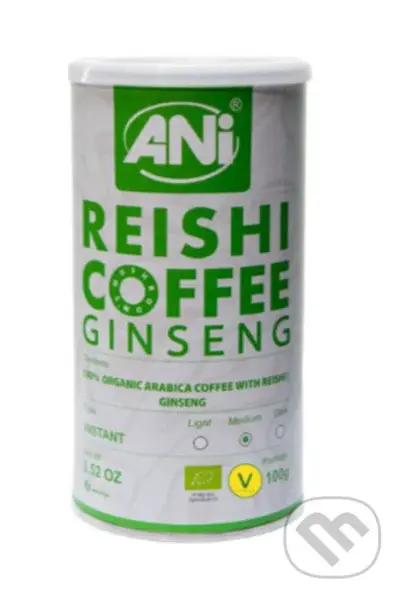 Ženšen Reishi BIO instantná káva arabika 100g