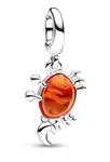 Pandora Hravý stříbrný přívěsek Krab Sebastian Disney 792694C01