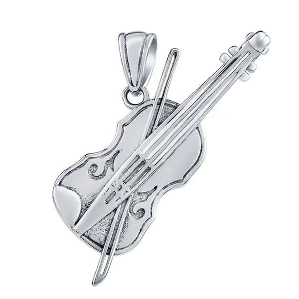Silvego Stříbrný přívěsek housle Vivaldi JJJ2183P