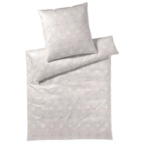 Joop! POVLEČENÍ, makosatén, šedá, 140/200 cm