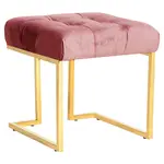 TABURET, kov, textil, 48/48/48 cm