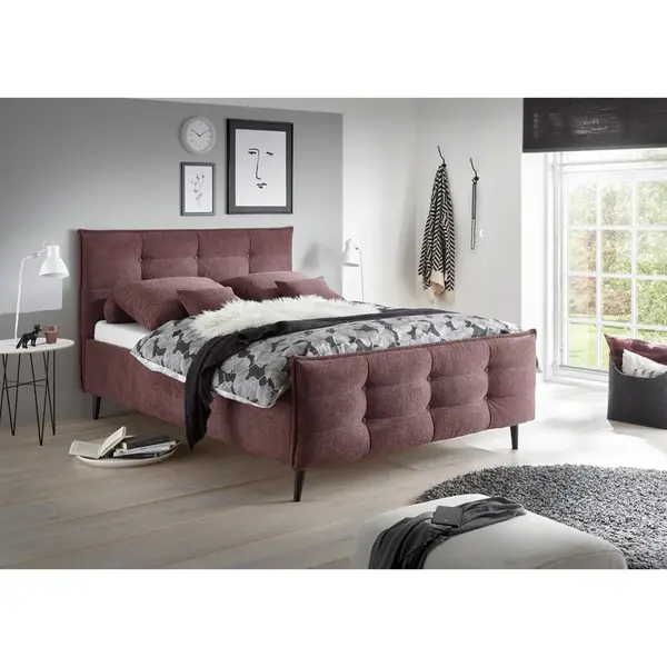 MID.YOU ČALOUNĚNÁ POSTEL, 140/200 cm lilková