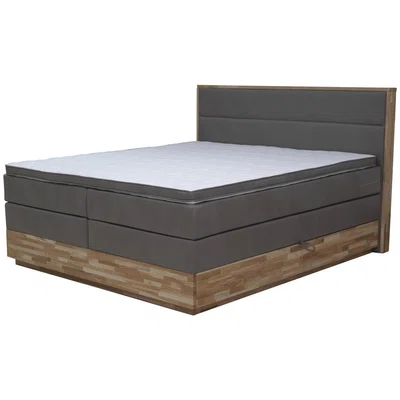 Esposa POSTEL BOXSPRING, šedá