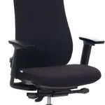 SEGO Kancelářská židle TERRA černá, ergonomická, 8 hodin denně