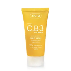 Ziaja Vitamin C.B3 Niacinamide Noční krém a maska 50 ml