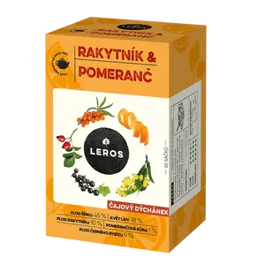 Leros Čajový dýchánek Rakytník&pomeranč 20x2 g