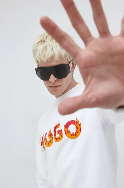 Bavlněná mikina HUGO