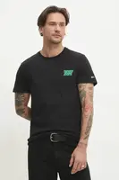 Bavlněné tričko Tommy Jeans černá barva, DM0DM21863