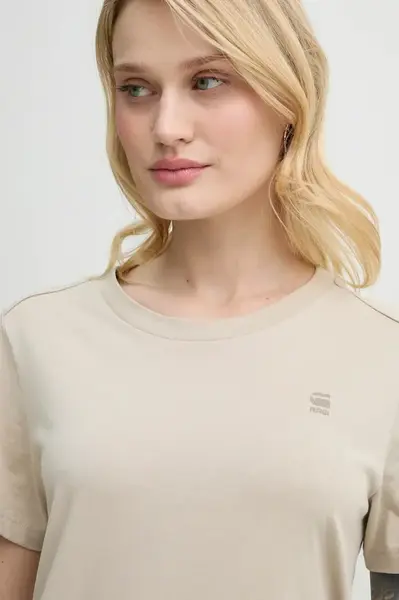 Bavlněné tričko G-Star Nifous béžová barva, D26062-336