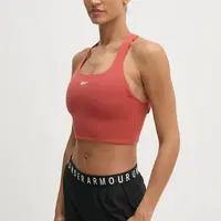 Tréninkový top Reebok LUX Collection růžová barva, 100205822