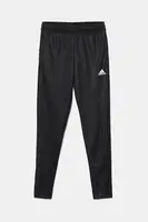 Dětské kalhoty adidas Performance HC0337 černá barva, s aplikací